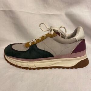 Brooks Madewell Colorblock Leather Kickoff Trainer Shoes Sneakers Womens 7